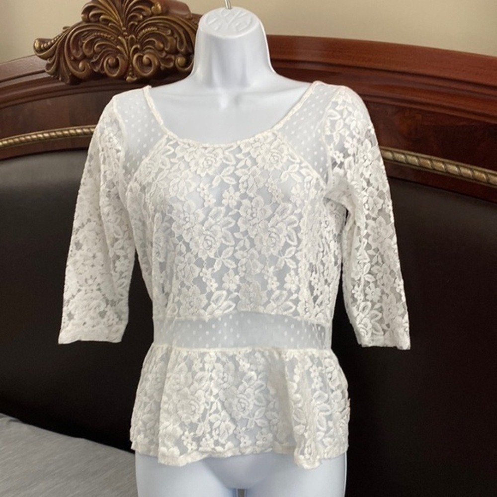 Hollister California Peplum Blouse